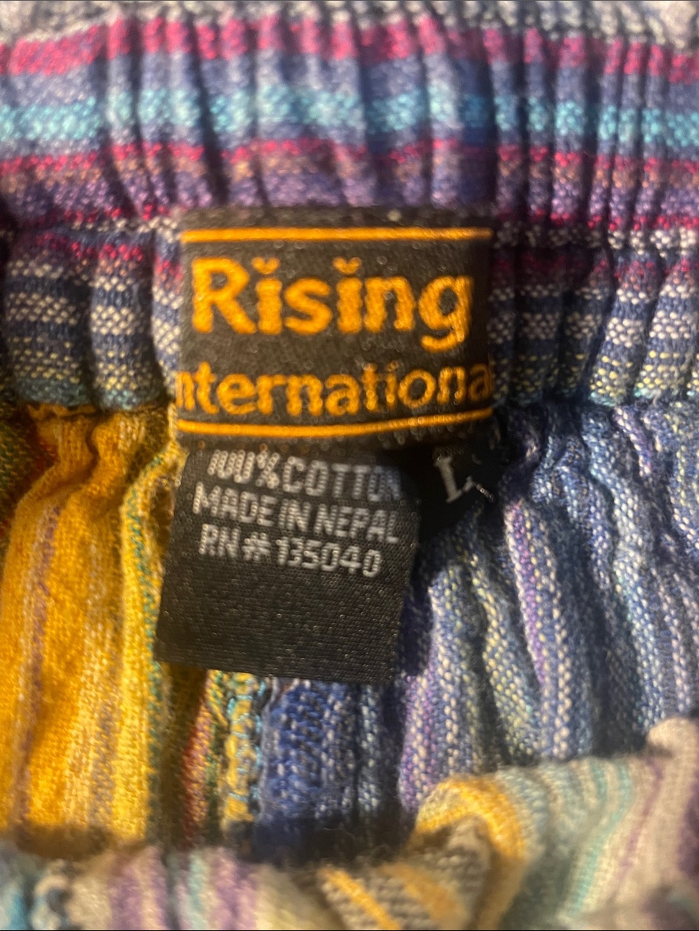 Multi-Color Patchwork Cargo Pants - Picture 5 of 6